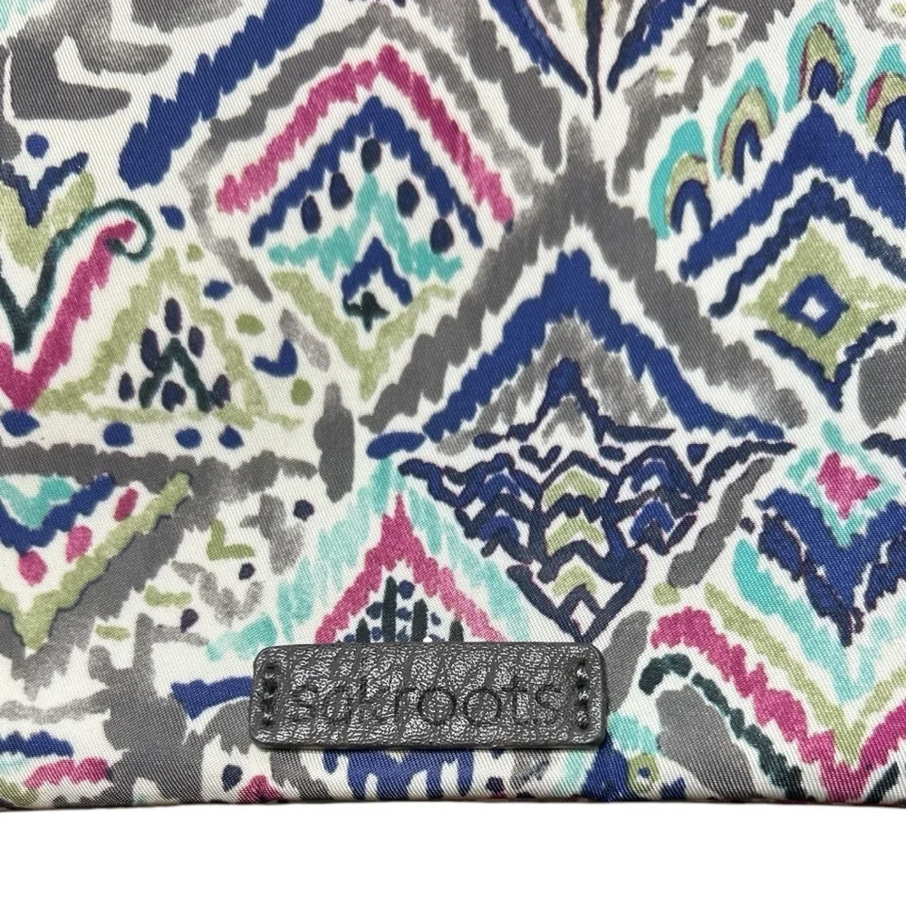 Sakroots Boho Tribal Cosmetic Bag Makeup Pouch Clutch Travel Organizer